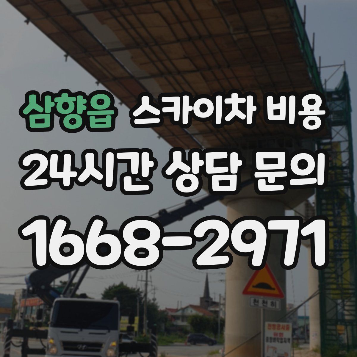 삼향읍 스카이차 비용