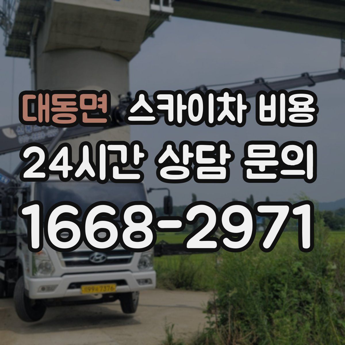 대동면 스카이차 비용