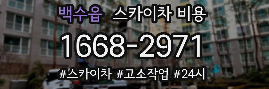 백수읍 스카이차 비용