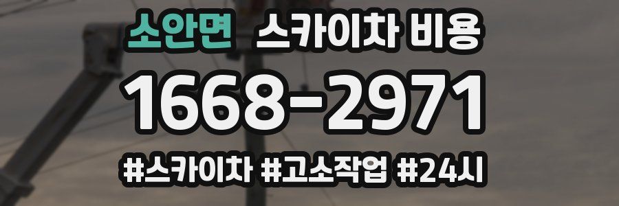 소안면 스카이차 비용