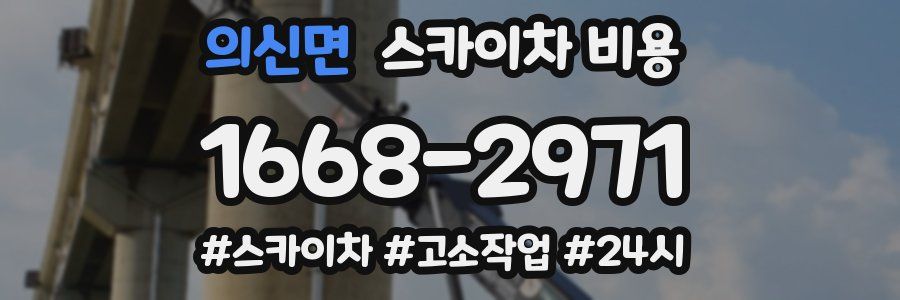 의신면 스카이차 비용