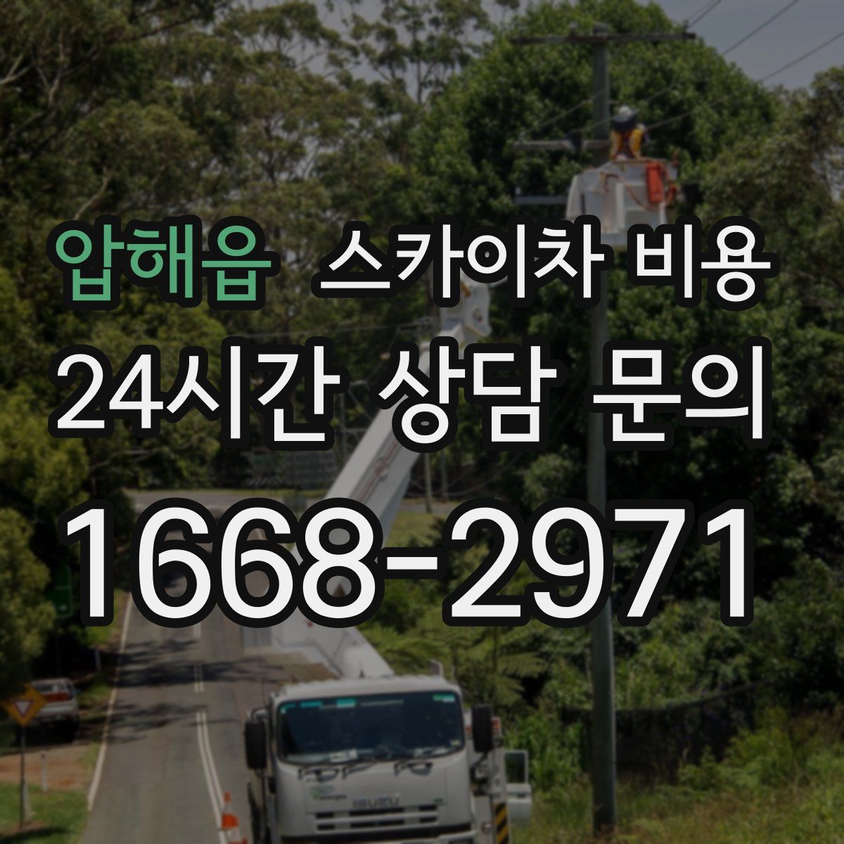 압해읍 스카이차 비용