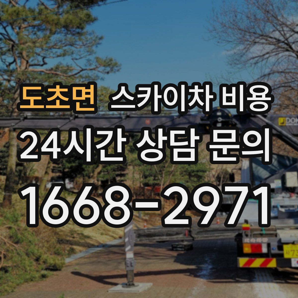 도초면 스카이차 비용