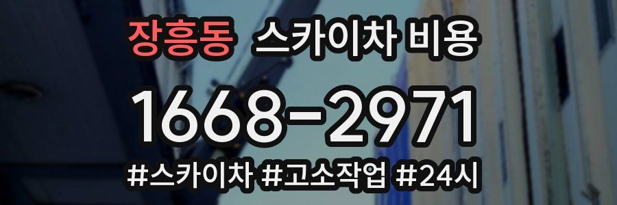 장흥동 스카이차 비용