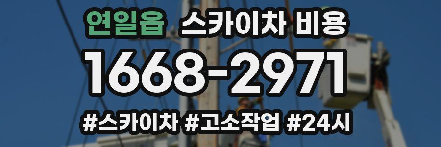 연일읍 스카이차 비용