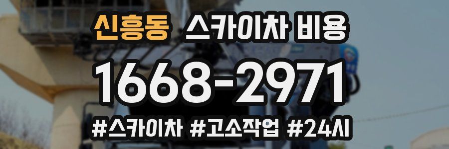 신흥동 스카이차 비용