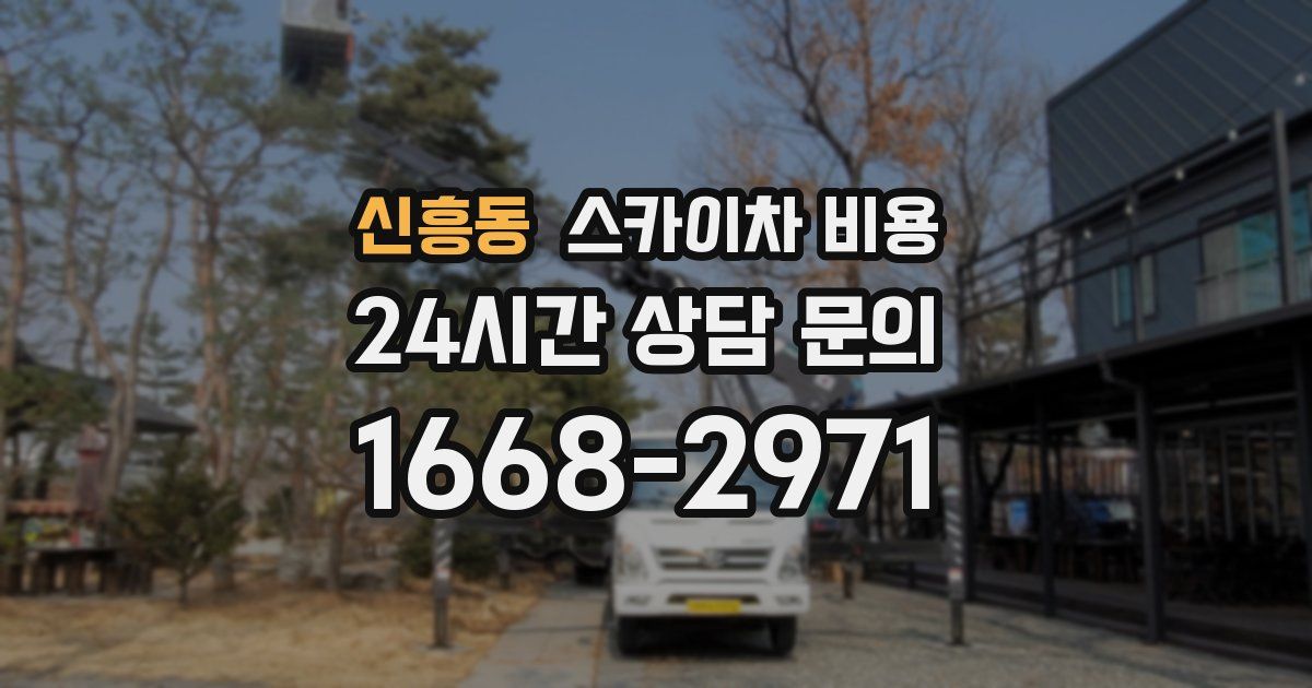신흥동 스카이차 비용