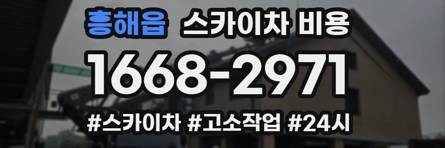 흥해읍 스카이차 비용