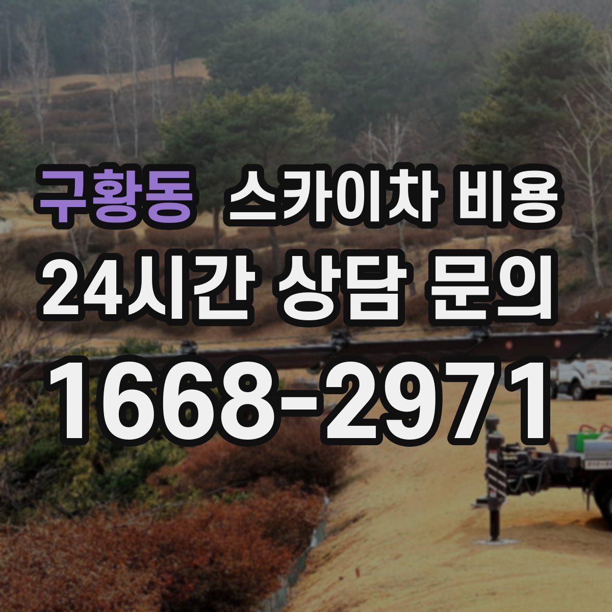 구황동 스카이차 비용