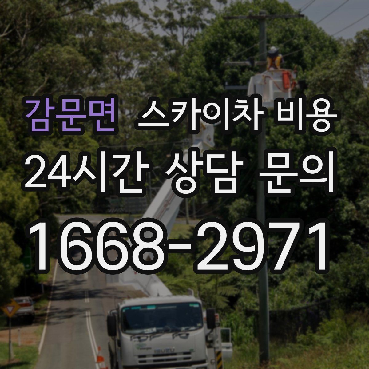 감문면 스카이차 비용