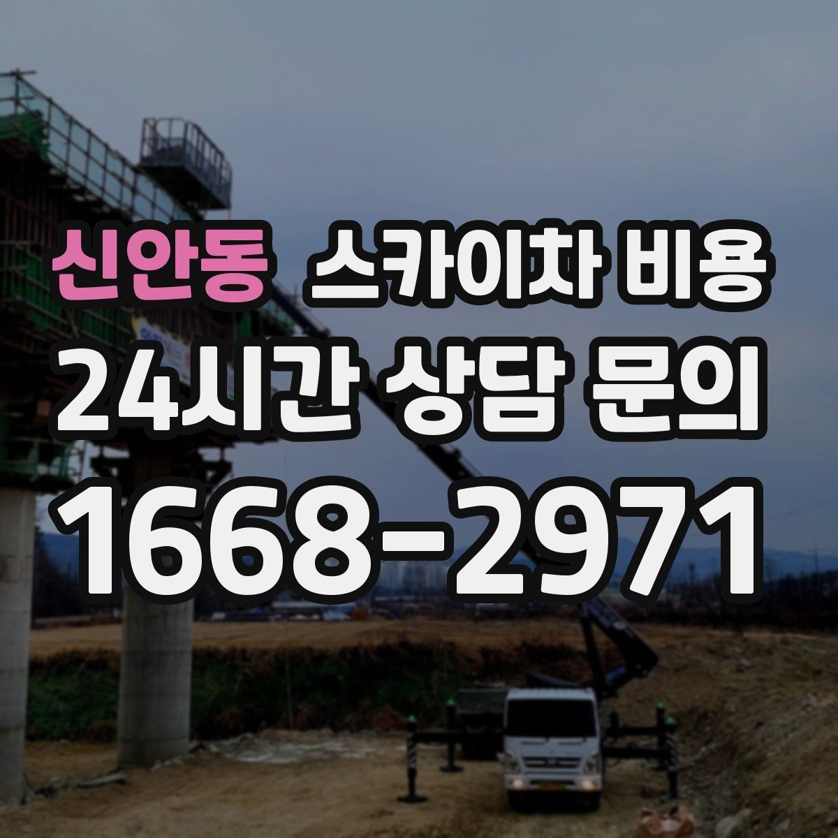 신안동 스카이차 비용