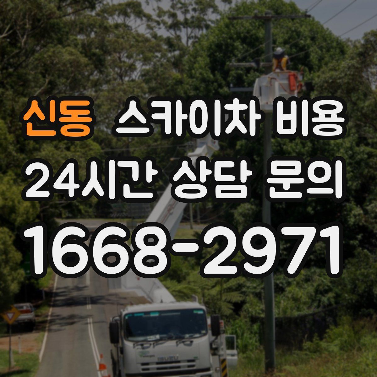 신동 스카이차 비용