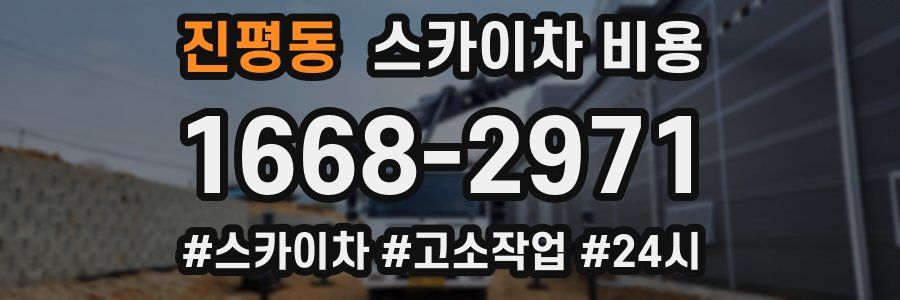 진평동 스카이차 비용