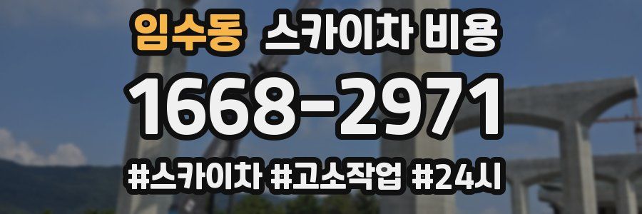 임수동 스카이차 비용