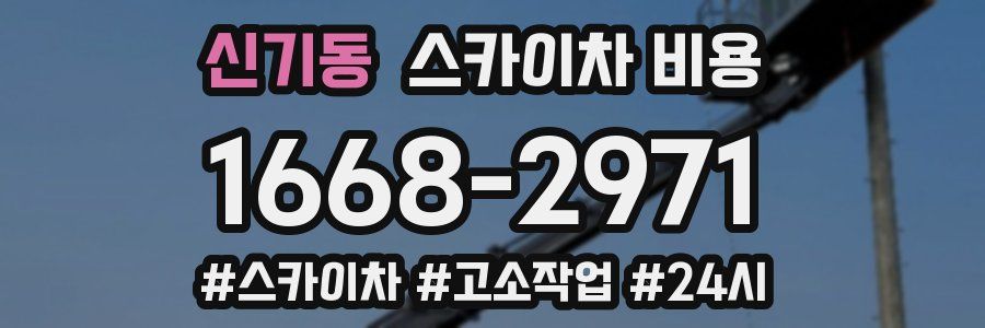 신기동 스카이차 비용