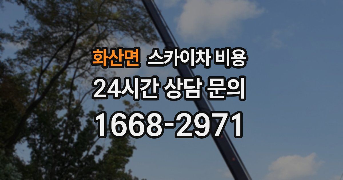 화산면 스카이차 비용