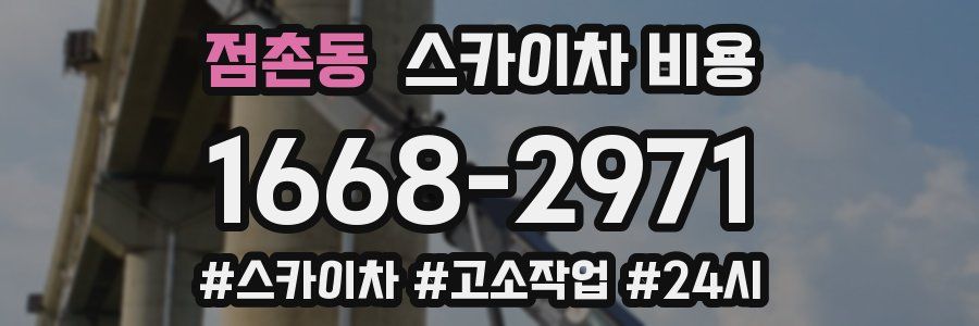 점촌동 스카이차 비용