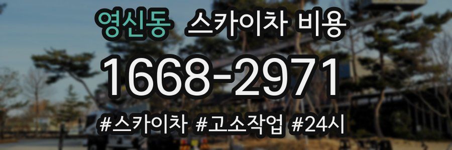 영신동 스카이차 비용