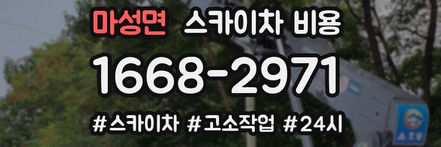 마성면 스카이차 비용