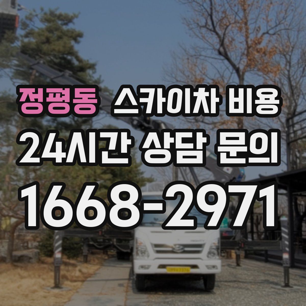 정평동 스카이차 비용