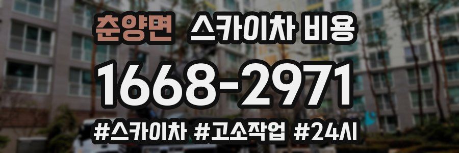 춘양면 스카이차 비용