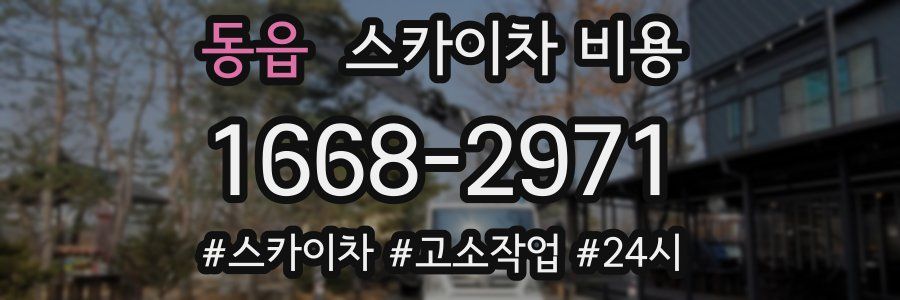 동읍 스카이차 비용