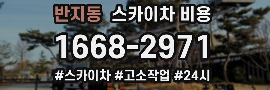 반지동 스카이차 비용