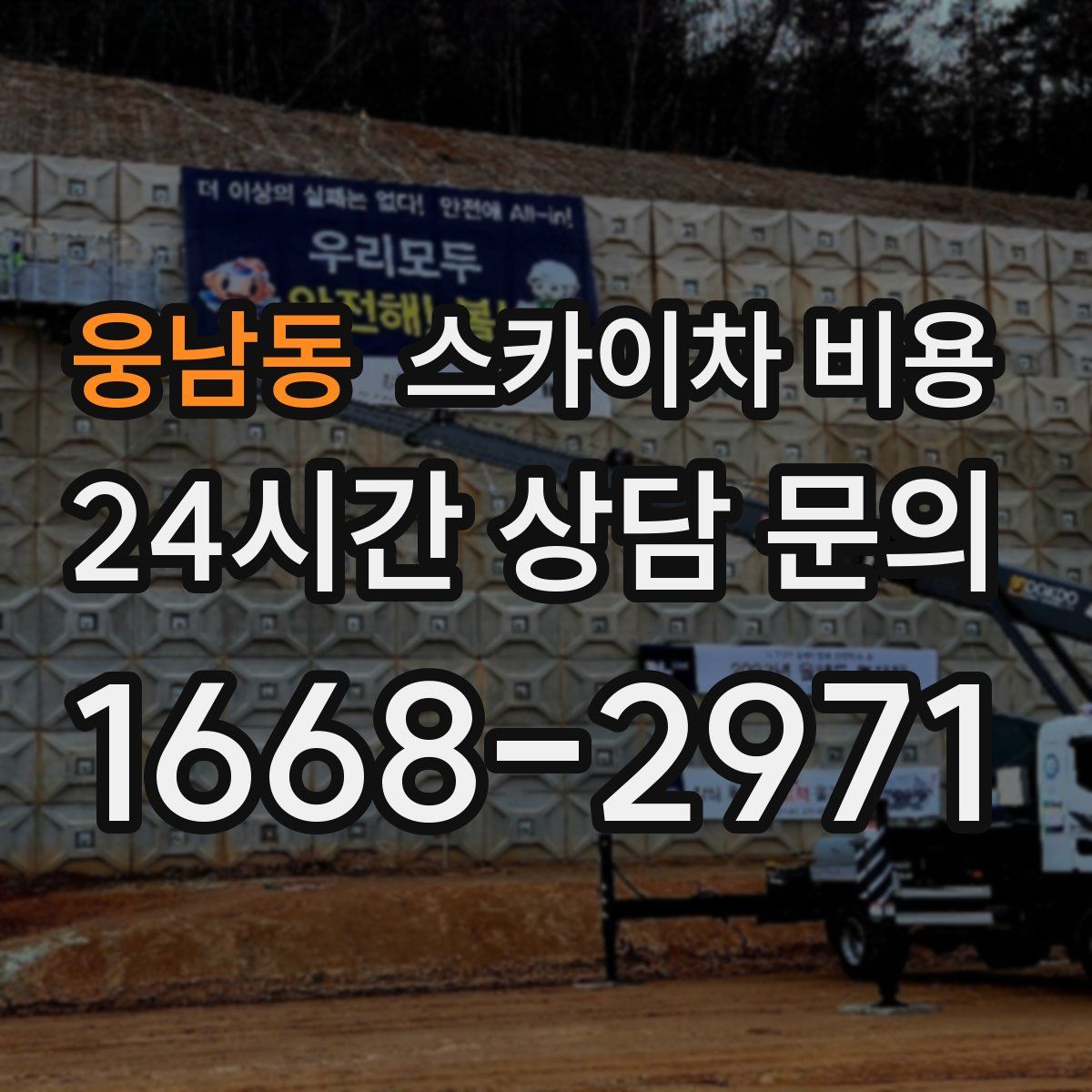 웅남동 스카이차 비용