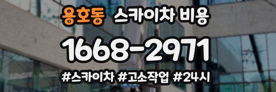 용호동 스카이차 비용