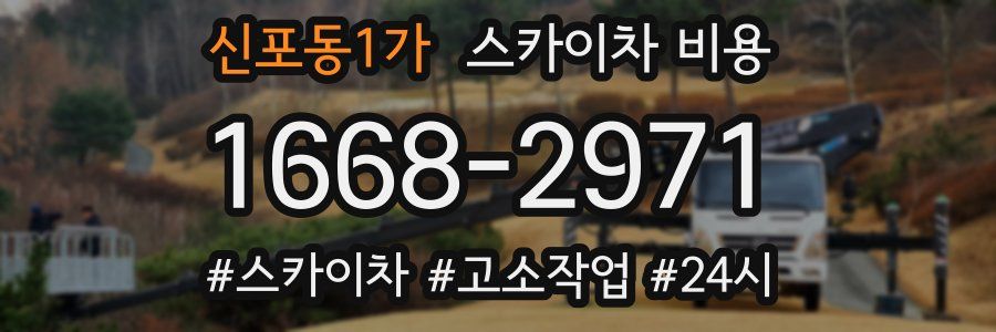 신포동1가 스카이차 비용