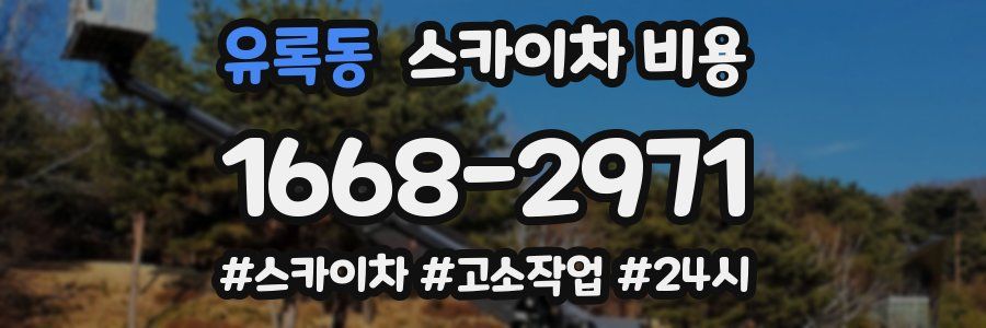 유록동 스카이차 비용