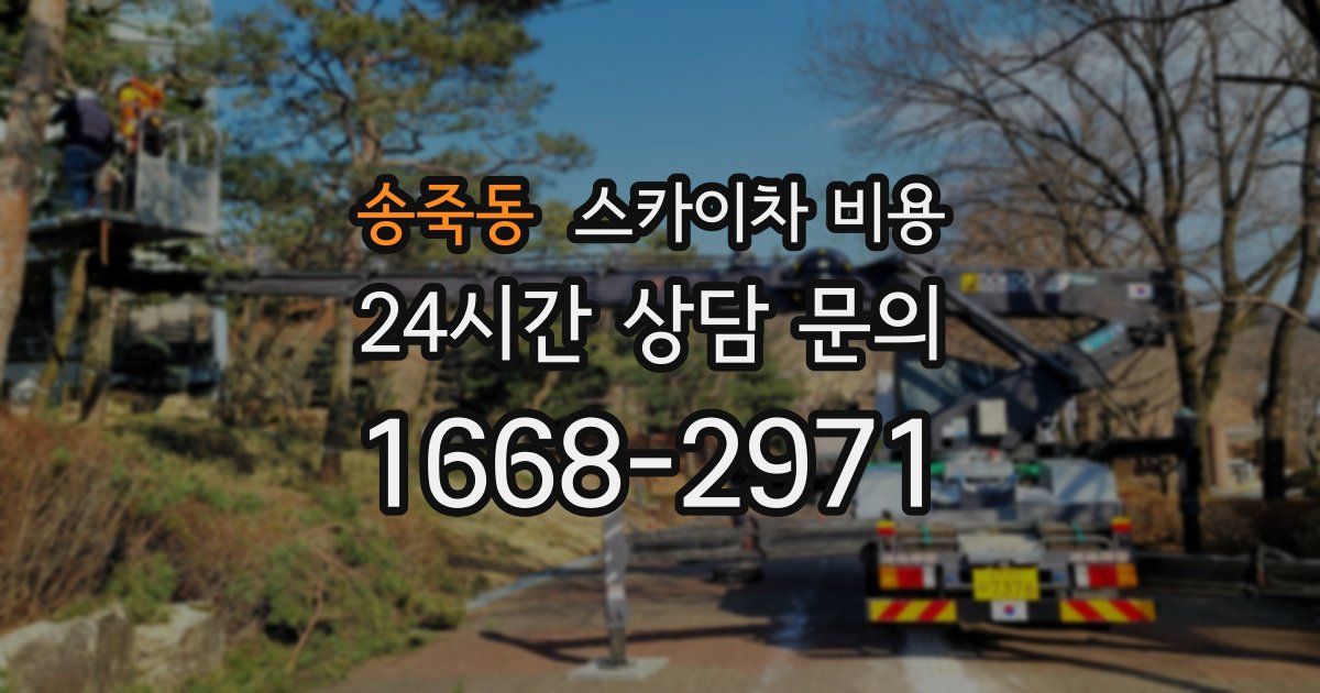 송죽동 스카이차 비용