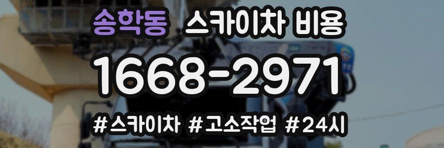 송학동 스카이차 비용