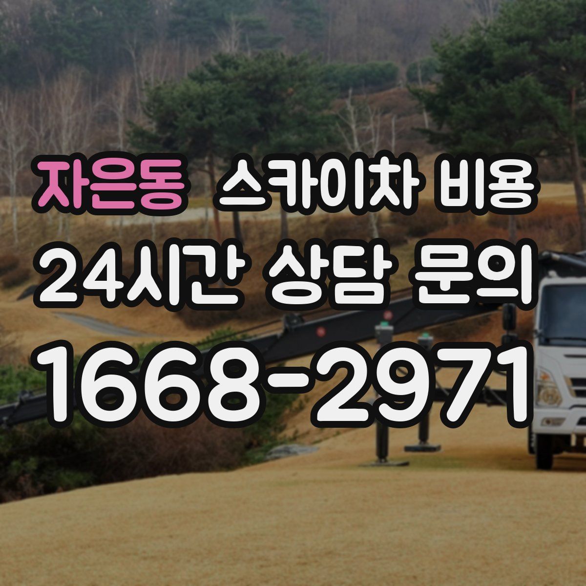 자은동 스카이차 비용