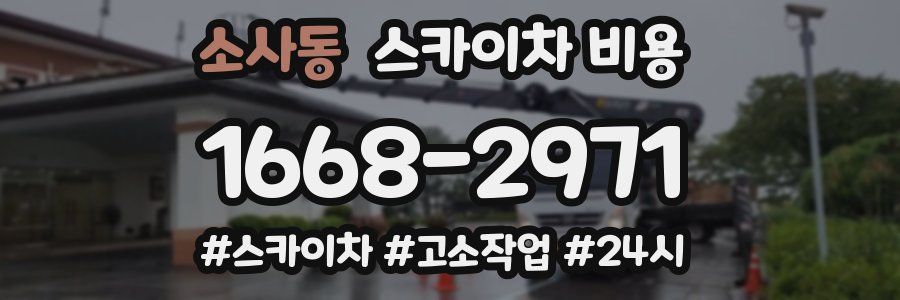 소사동 스카이차 비용