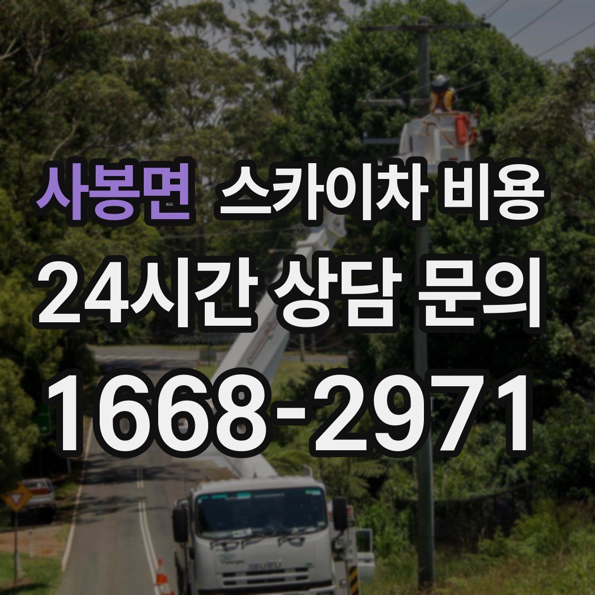 사봉면 스카이차 비용