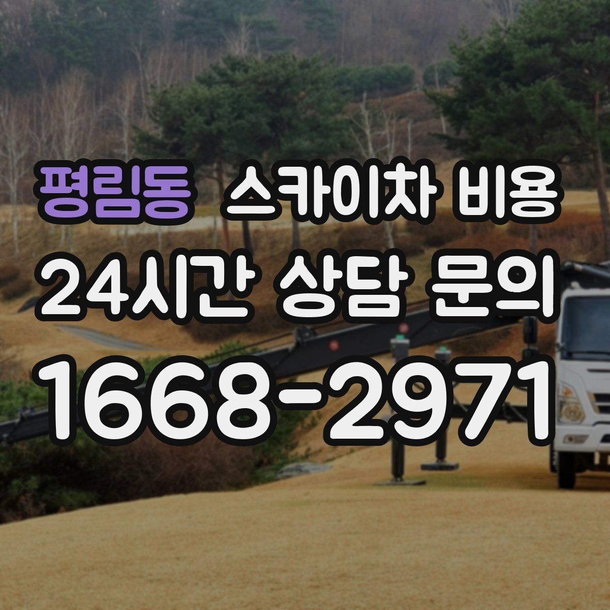 평림동 스카이차 비용 작업 지점 수를 정리하면 견적이 빨라집니다