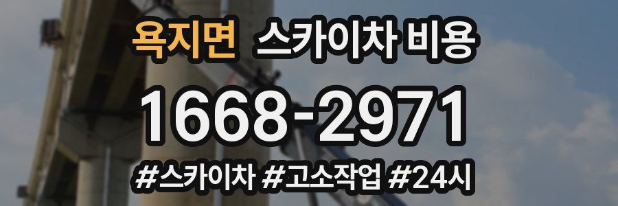 욕지면 스카이차 비용