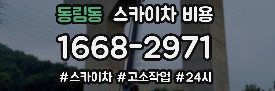 동림동 스카이차 비용