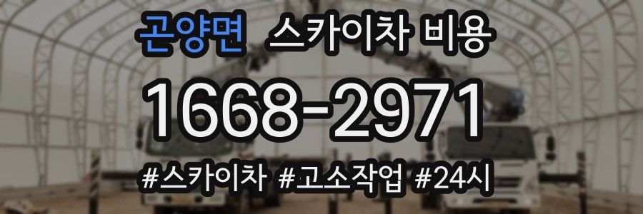 곤양면 스카이차 비용