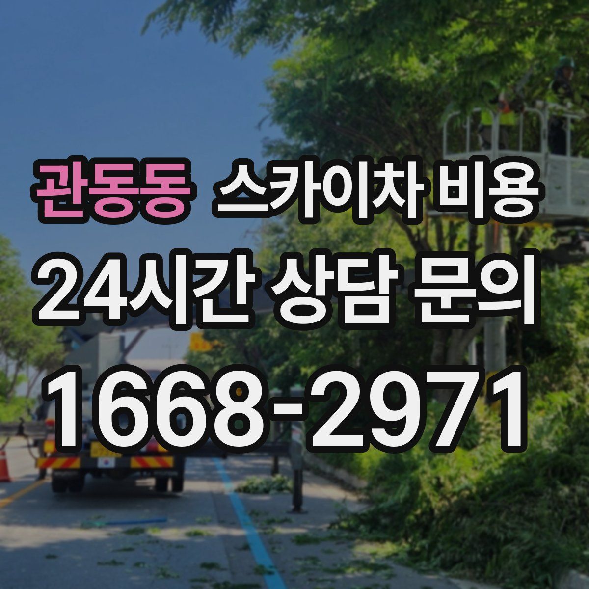 관동동 스카이차 비용