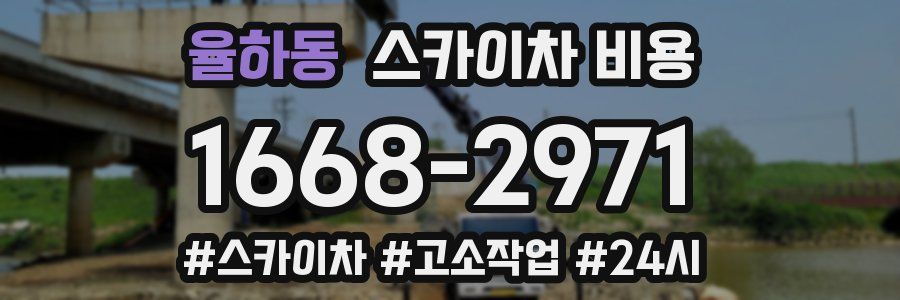 율하동 스카이차 비용