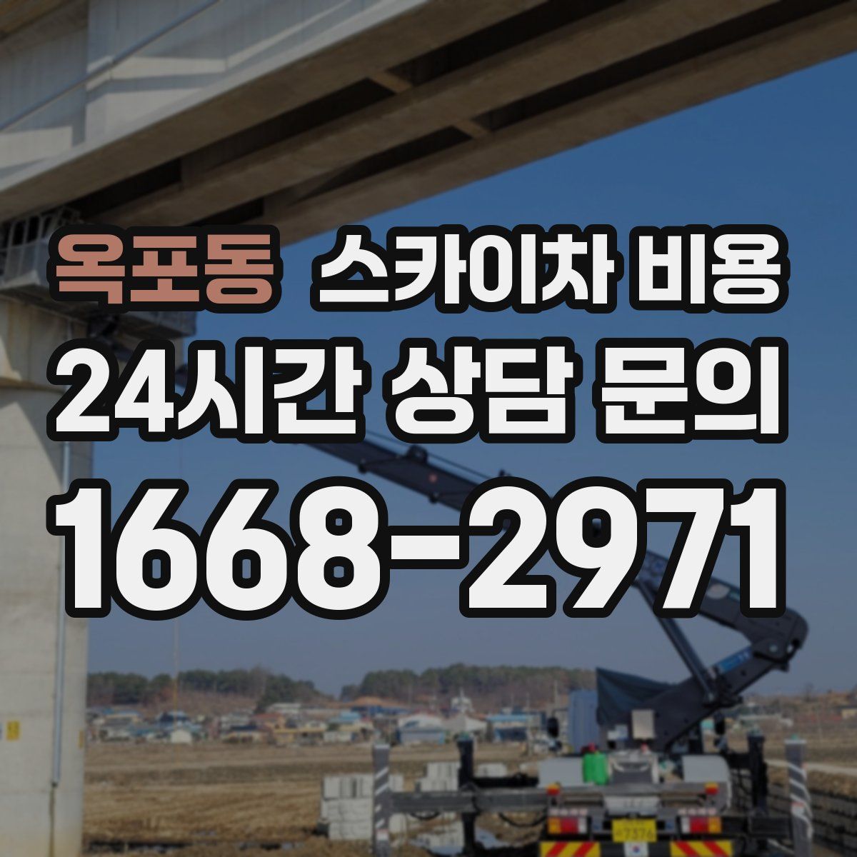 옥포동 스카이차 비용