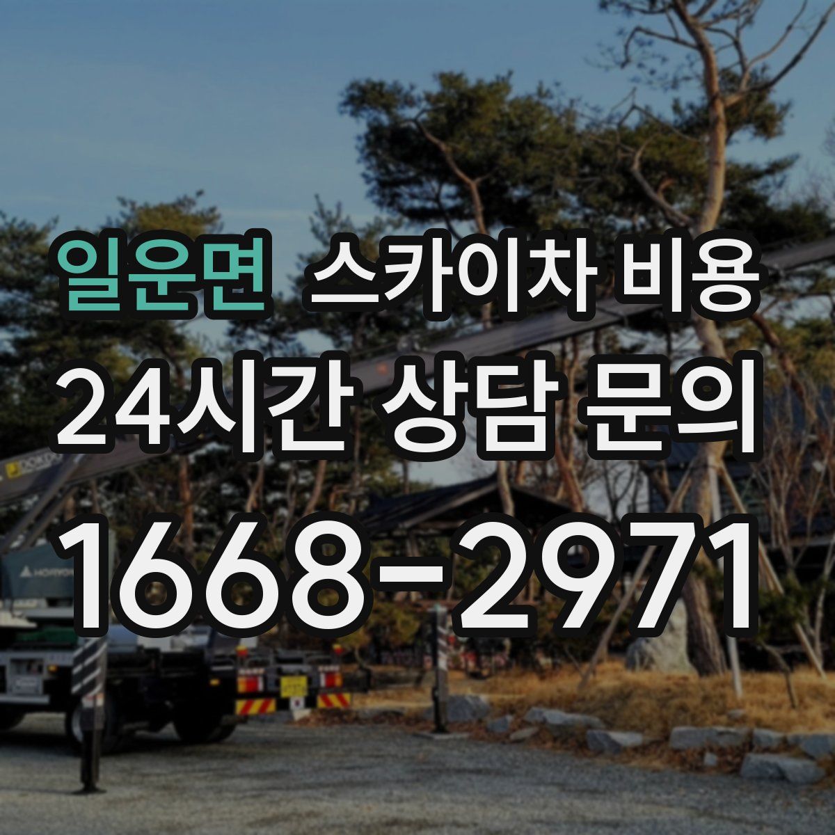 일운면 스카이차 비용