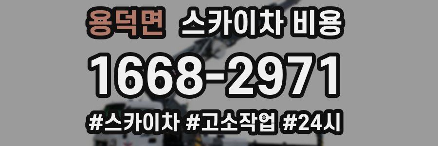 용덕면 스카이차 비용