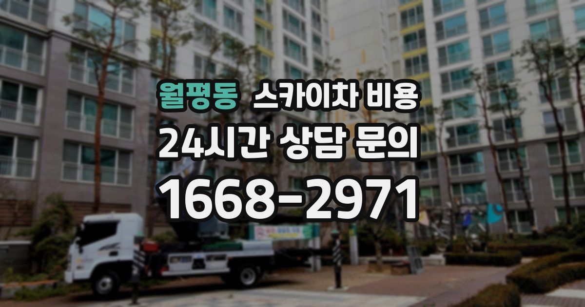 월평동 스카이차 비용