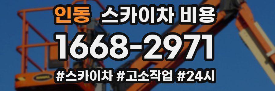 인동 스카이차 비용