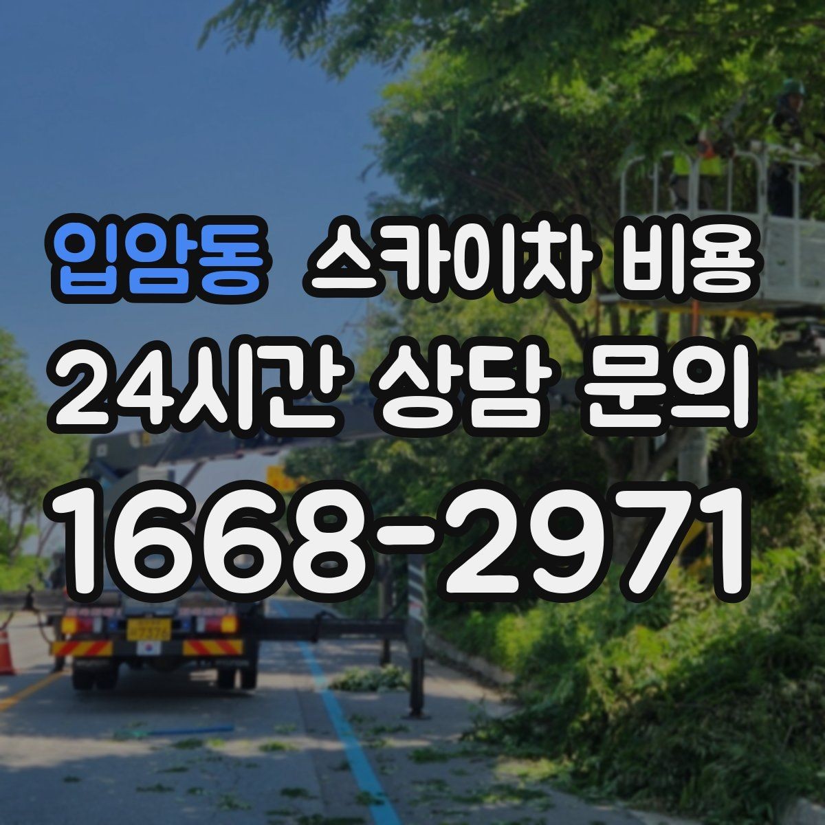 입암동 스카이차 비용 셋팅 시간이 길어지는 현장 특징