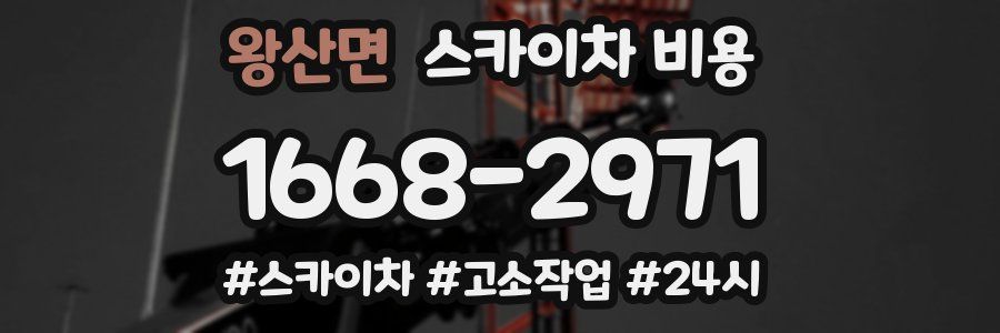 왕산면 스카이차 비용