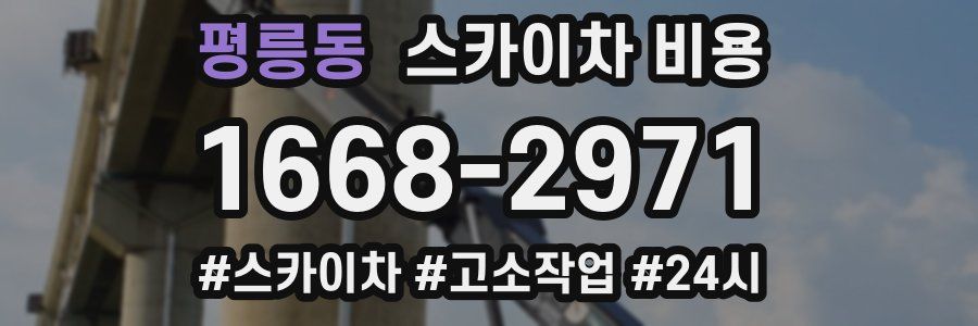 평릉동 스카이차 비용